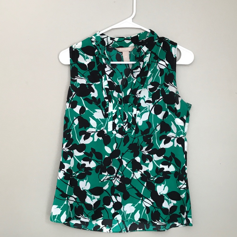 Banana Republic summer sleeveless blouse